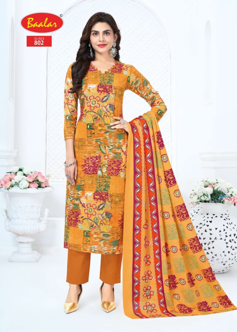 Pashmina Vol 8 By Baalar Cotton Printed Dress Material